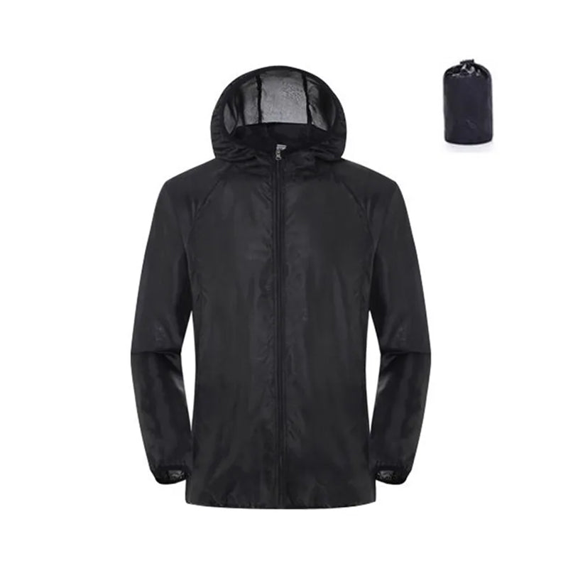 Outland Men's MTB Wind & Rain Jacket Black